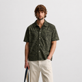 Olive Botanical Cotton Shirt