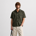 Olive Botanical Cotton Shirt