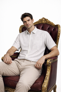 VERSE Micro Dot Cotton Shirt