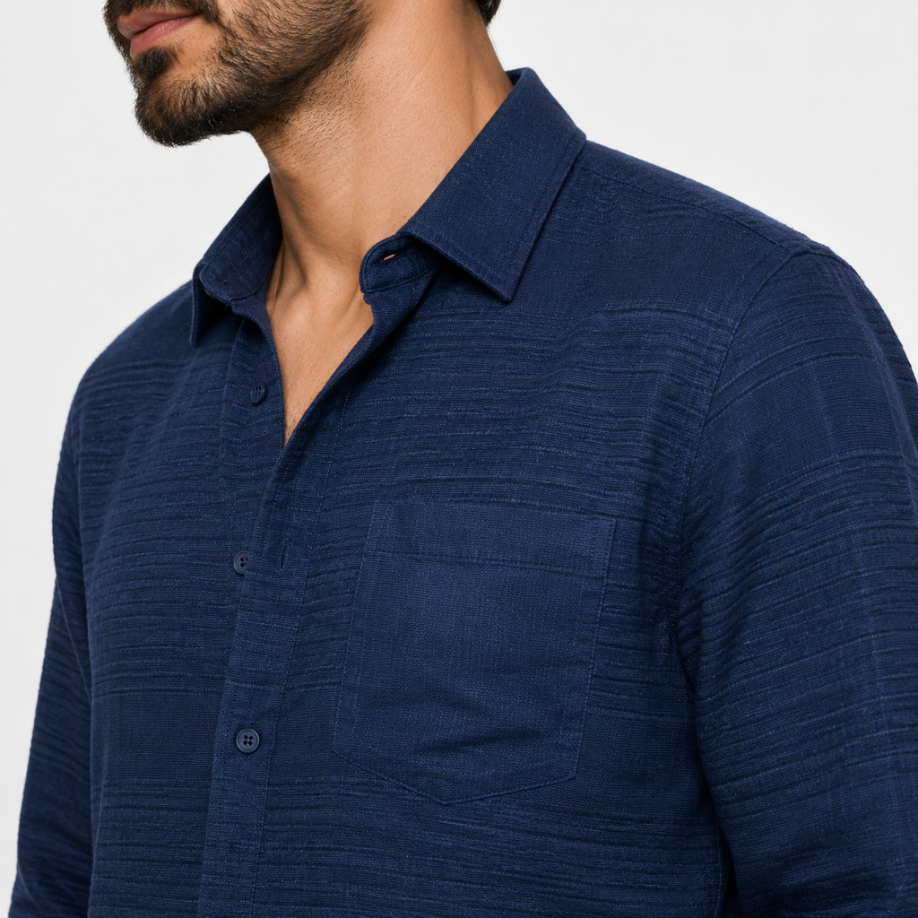 Slate Linen Shirt
