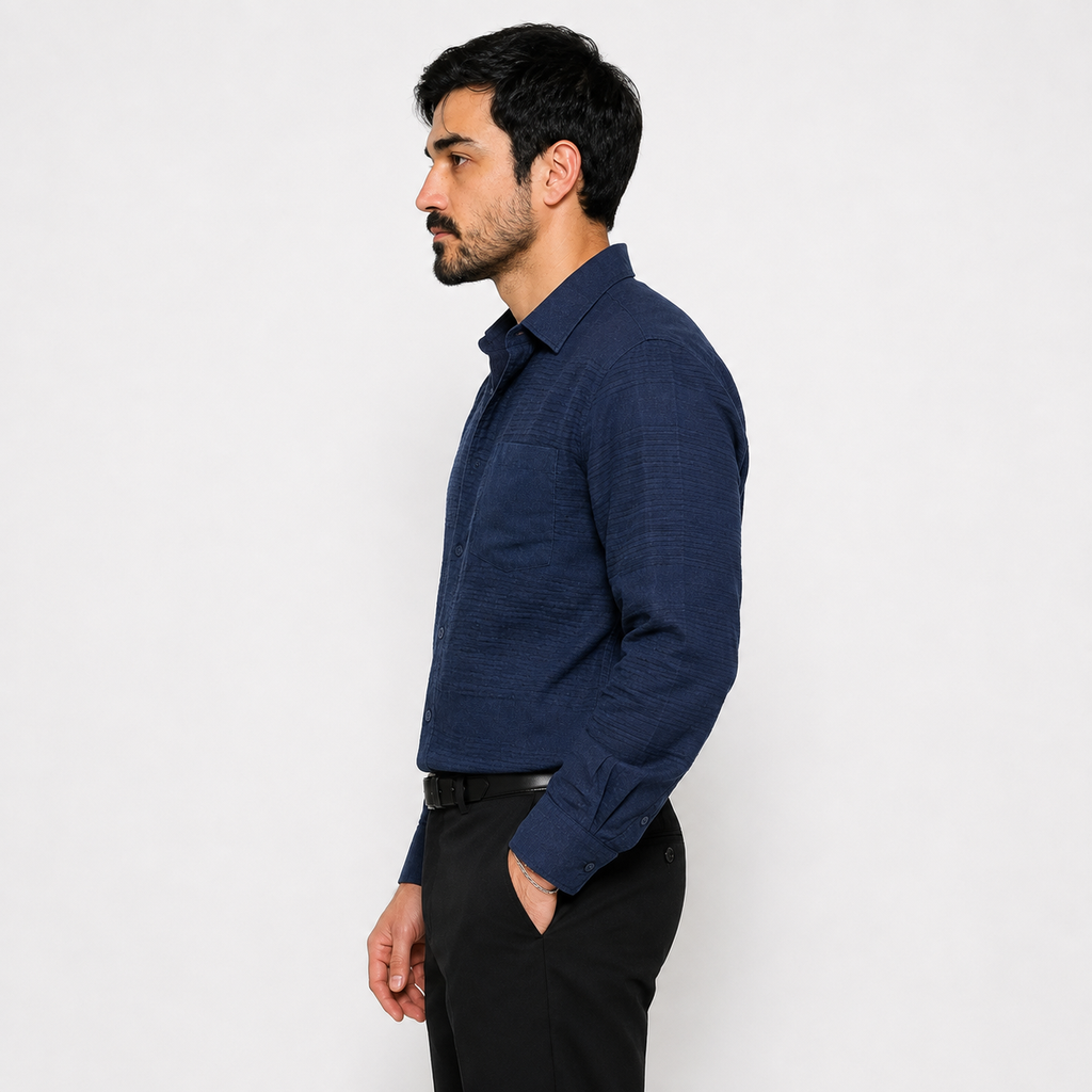 Slate Linen Shirt