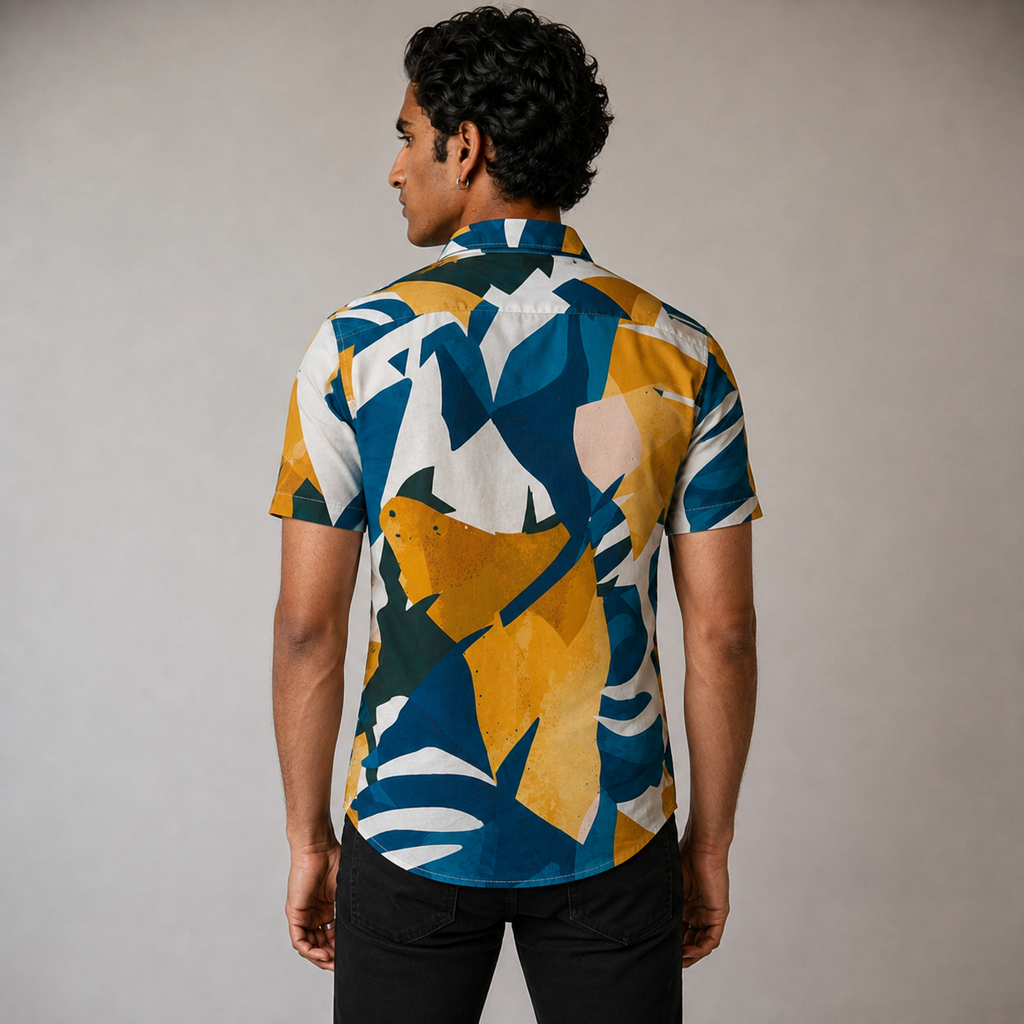 Collage Abstract Printed Shirt