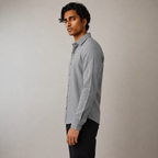 Ash Grey Linen Shirt