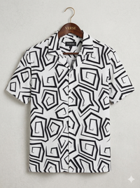 Verse Monochrome Maze Resort Shirt