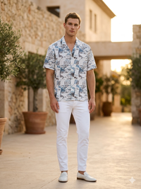 Verse Coastal Sketch Resort Shirt