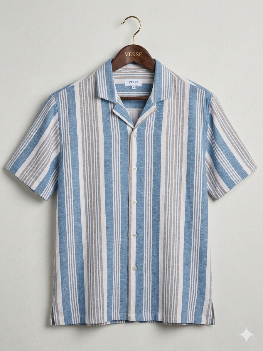 Verse Riviera Stripe Resort Shirt