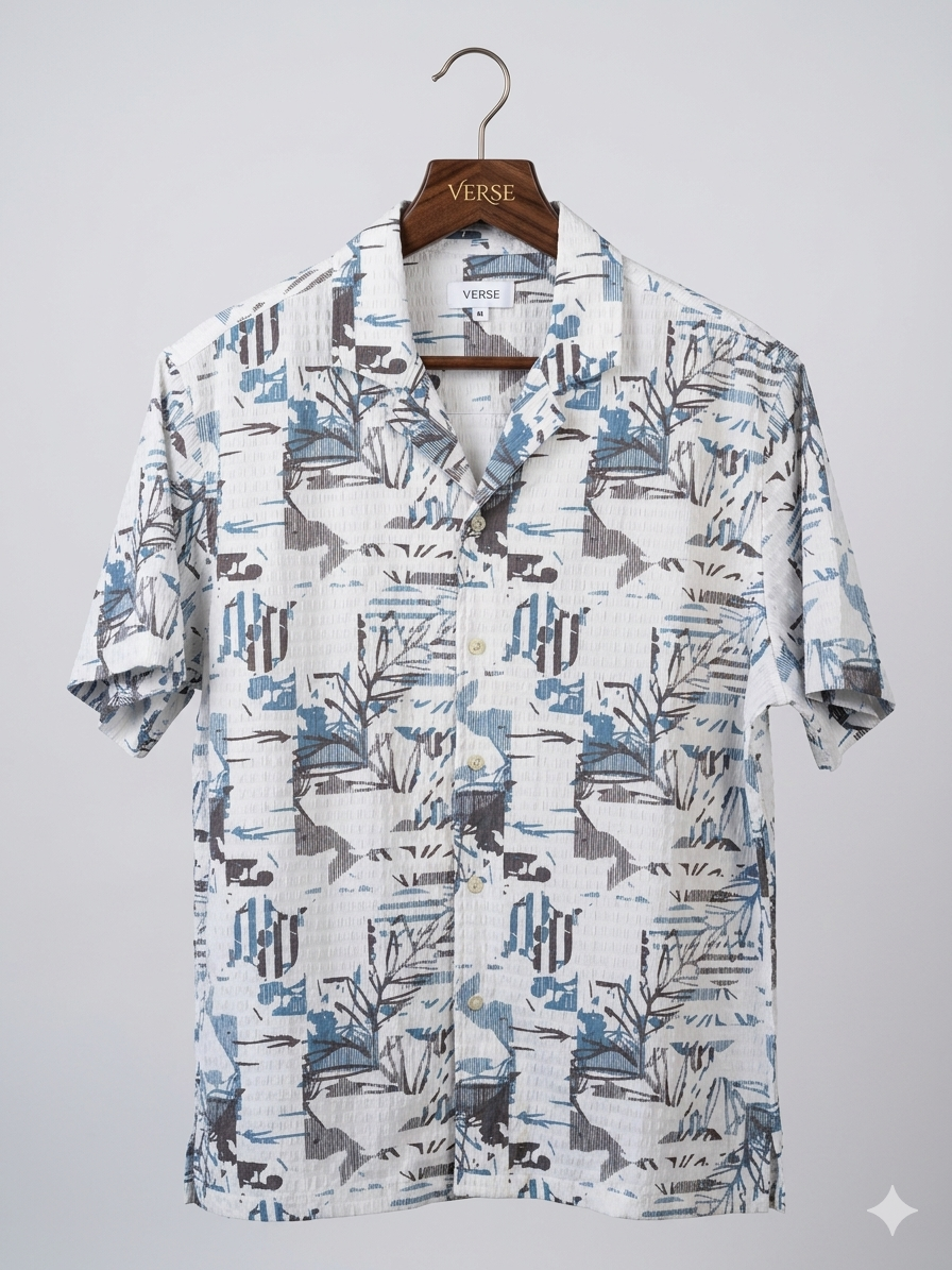 Verse Coastal Sketch Resort Shirt
