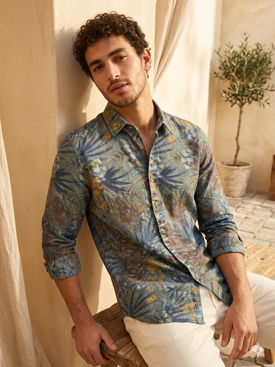 VERSE Vintage Tropics Linen Shirt