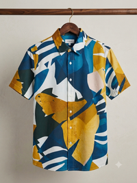 Verse Collage Abstract Printed Shirt