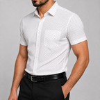 Micro Dot Cotton Shirt