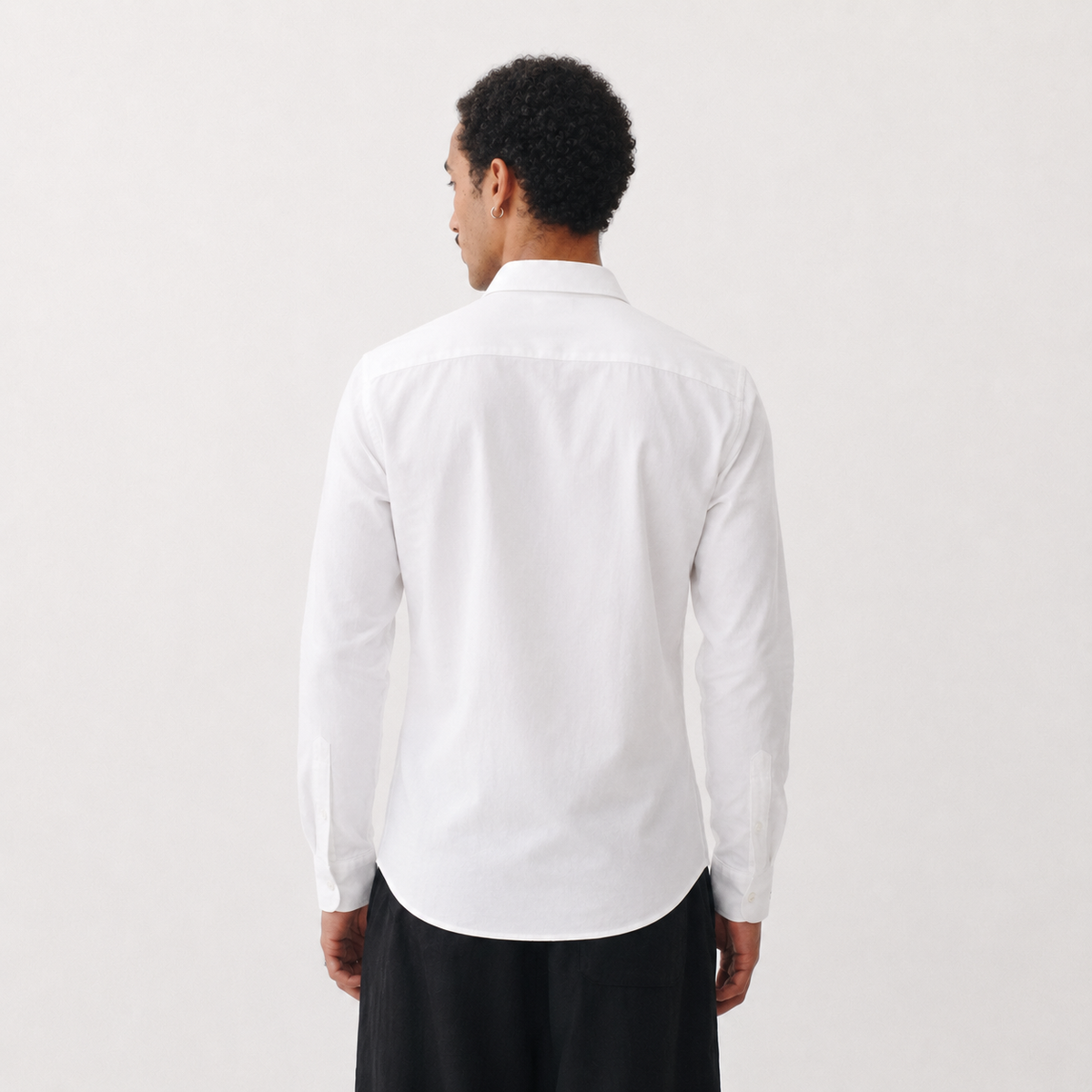 Mindscape White Cotton Shirt