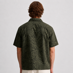 Olive Botanical Cotton Shirt