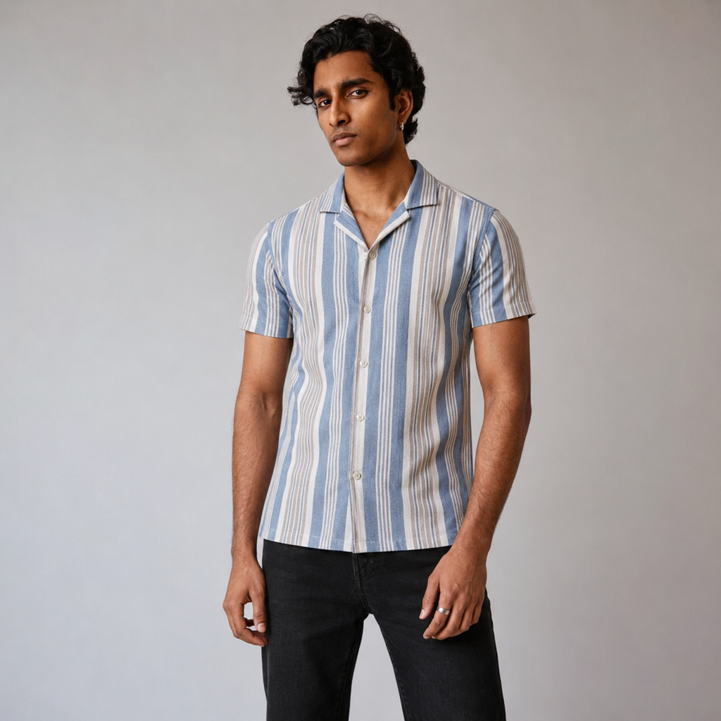 Riviera Stripe Resort Shirt