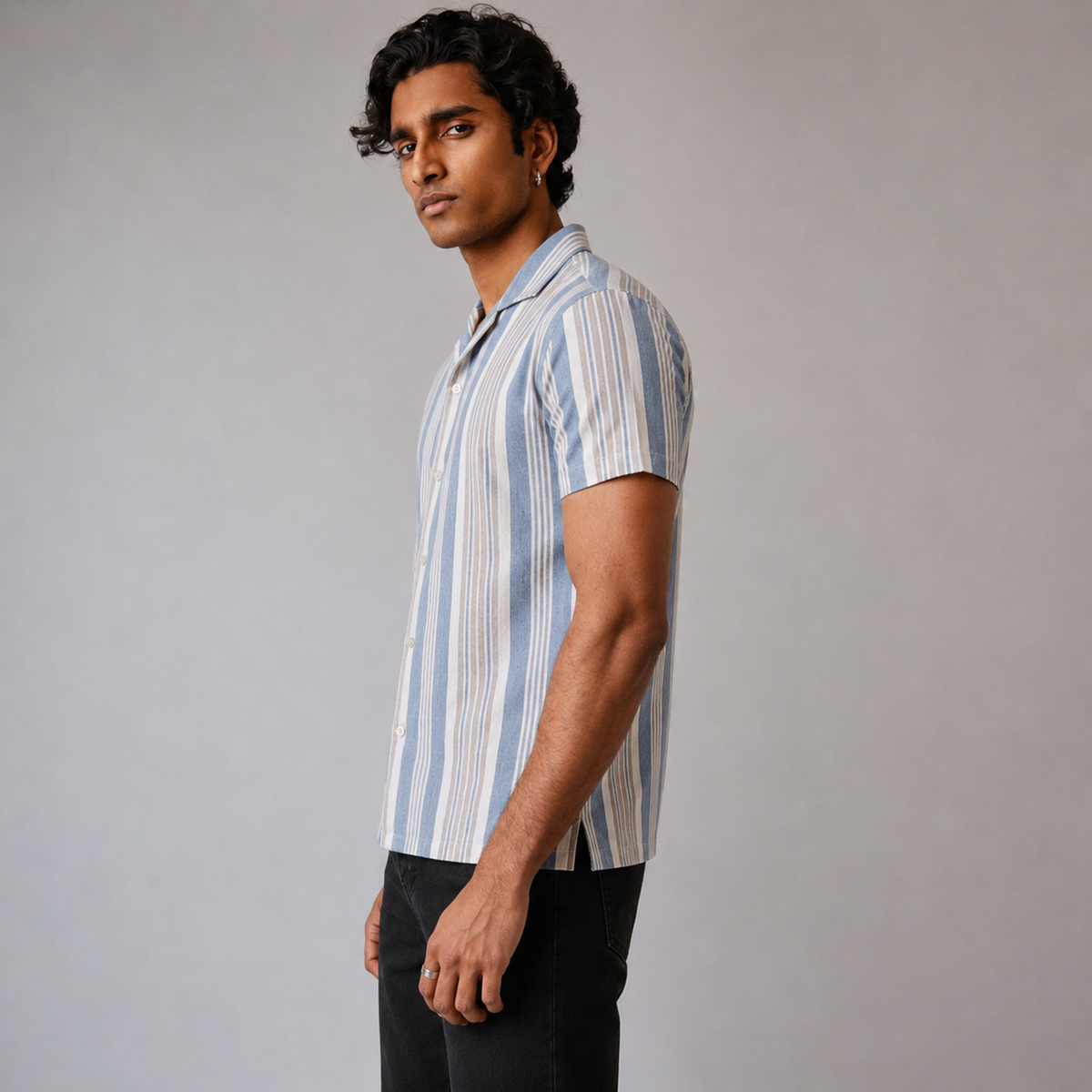 Riviera Stripe Resort Shirt