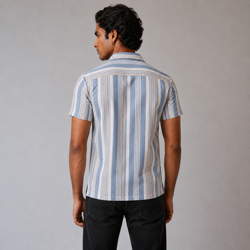 Riviera Stripe Resort Shirt