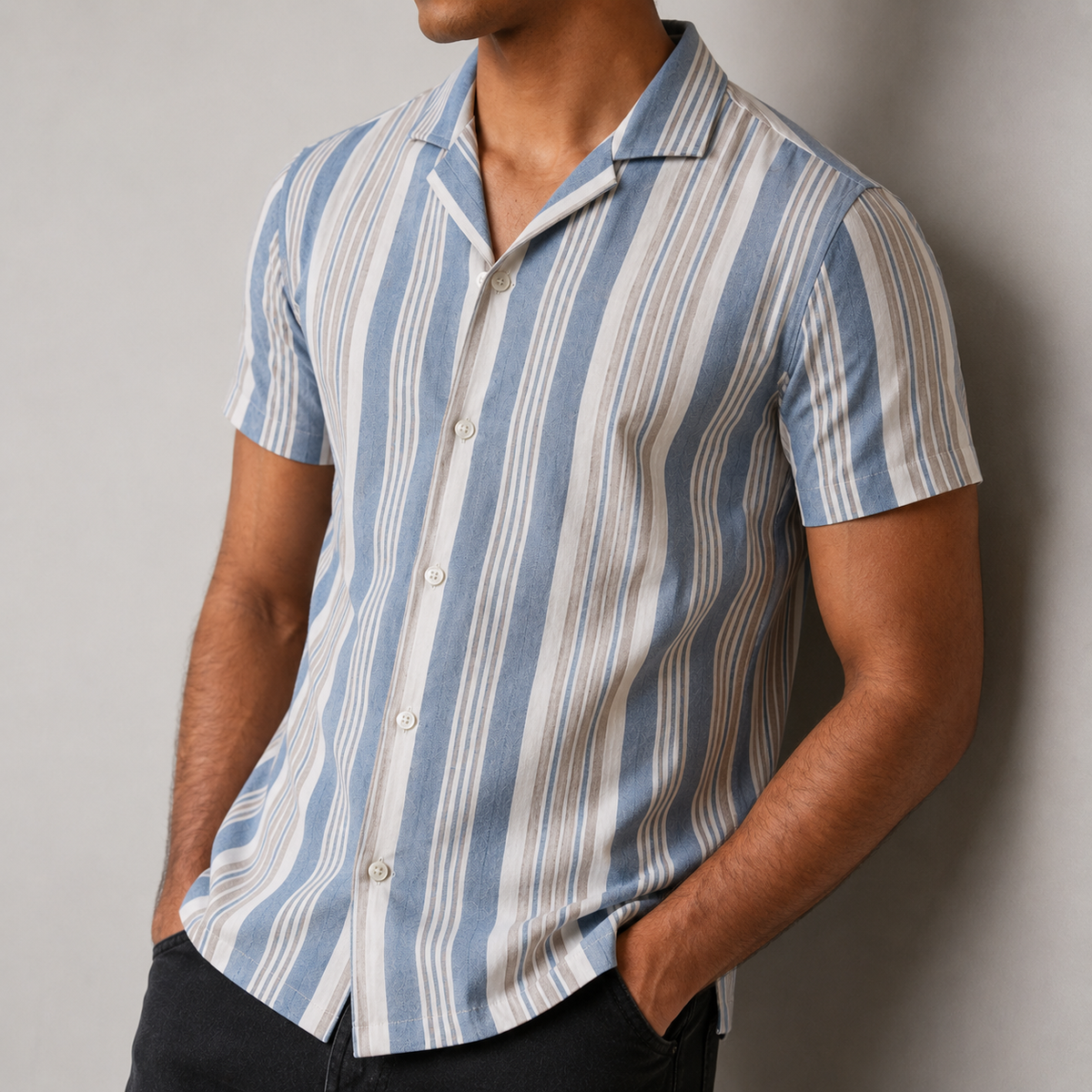 Riviera Stripe Resort Shirt
