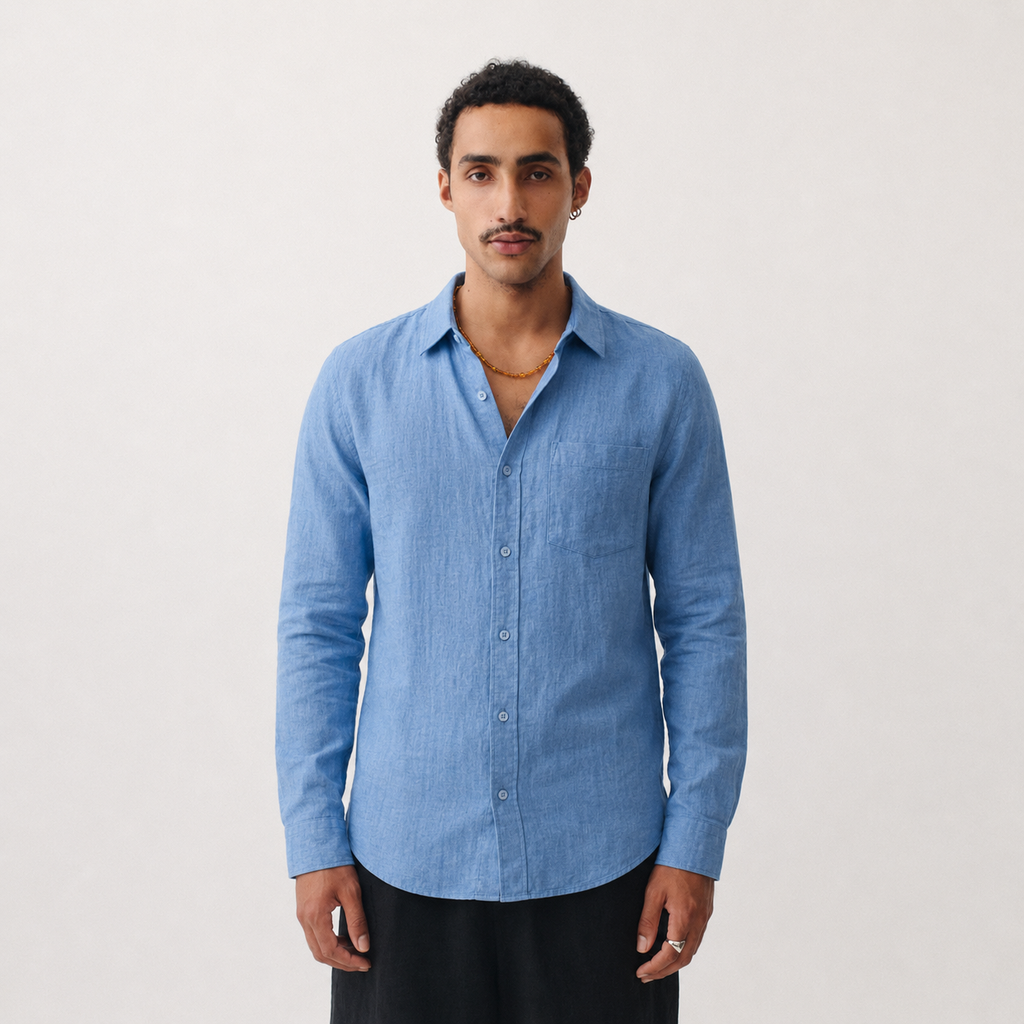Sky Linen Shirt