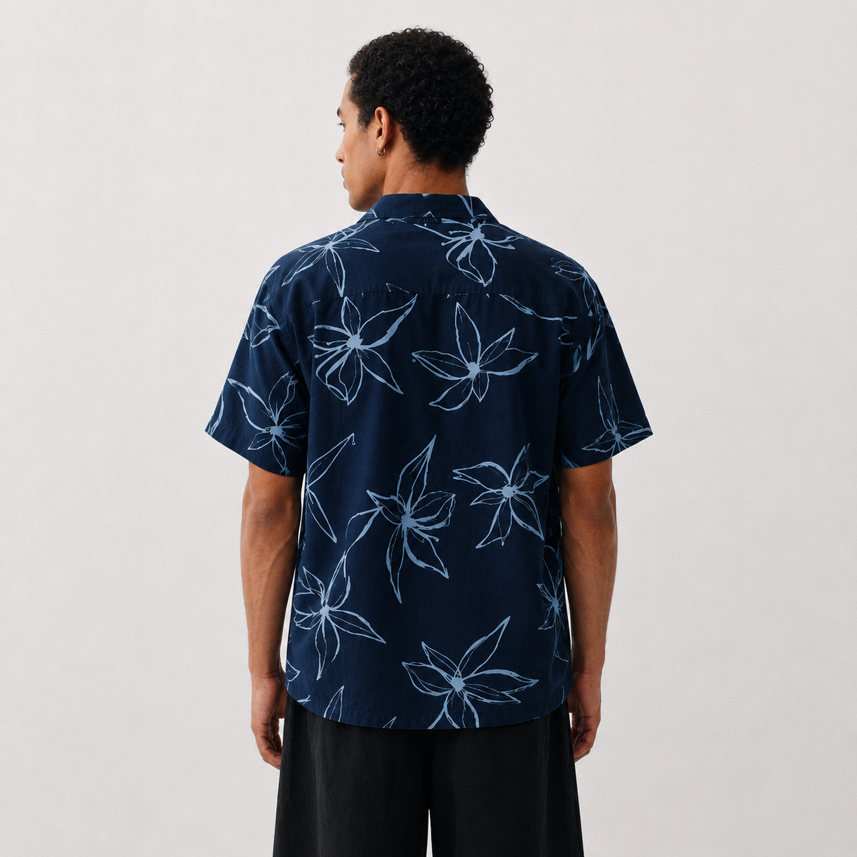 Floral Cotton Linen Shirt