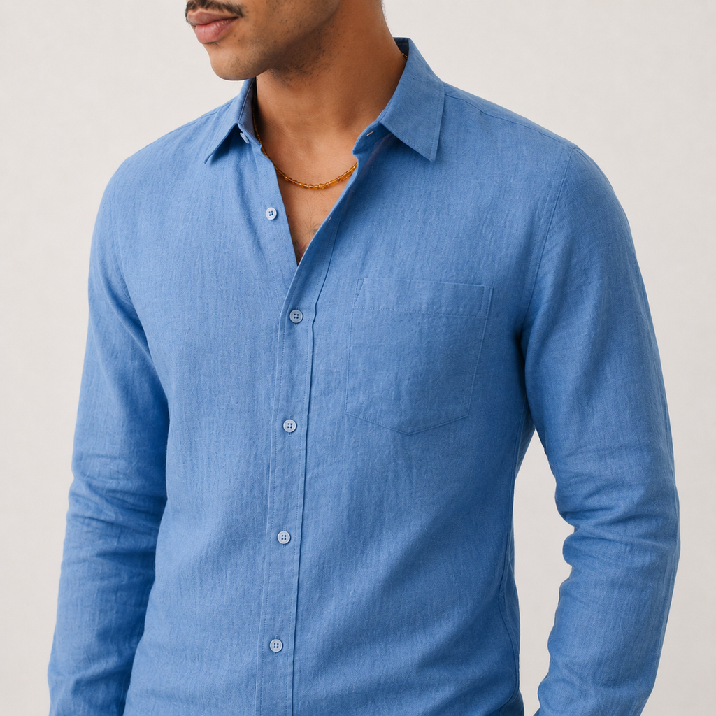 Sky Linen Shirt