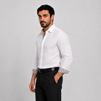 Classic White Linen Shirt